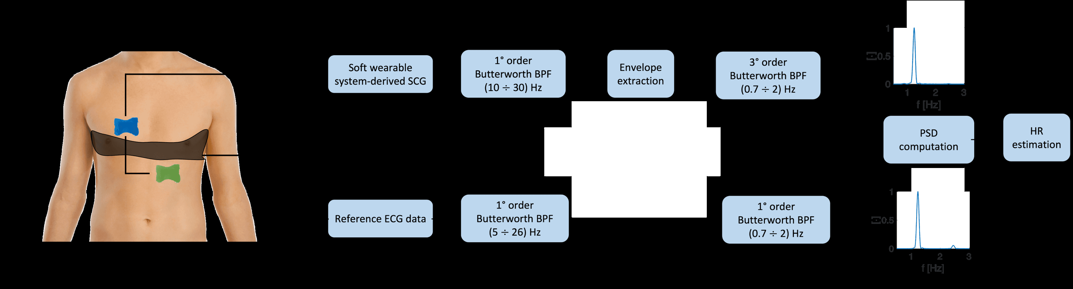 Fig. 4: Processing steps in HR analysis.